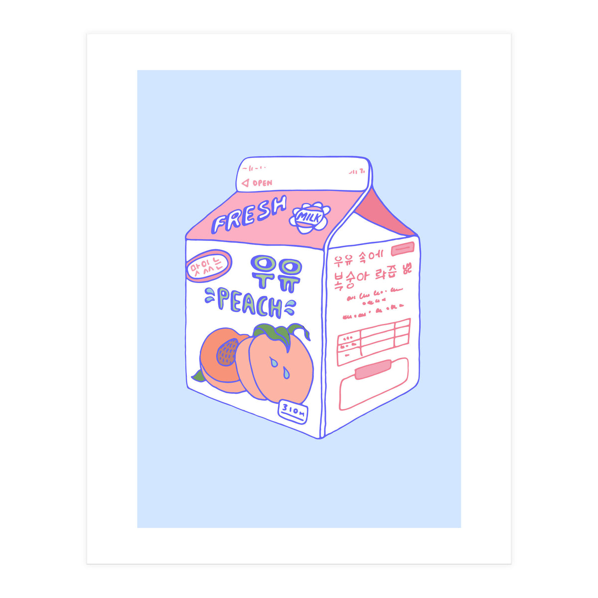 Peach Milk (Print Only)