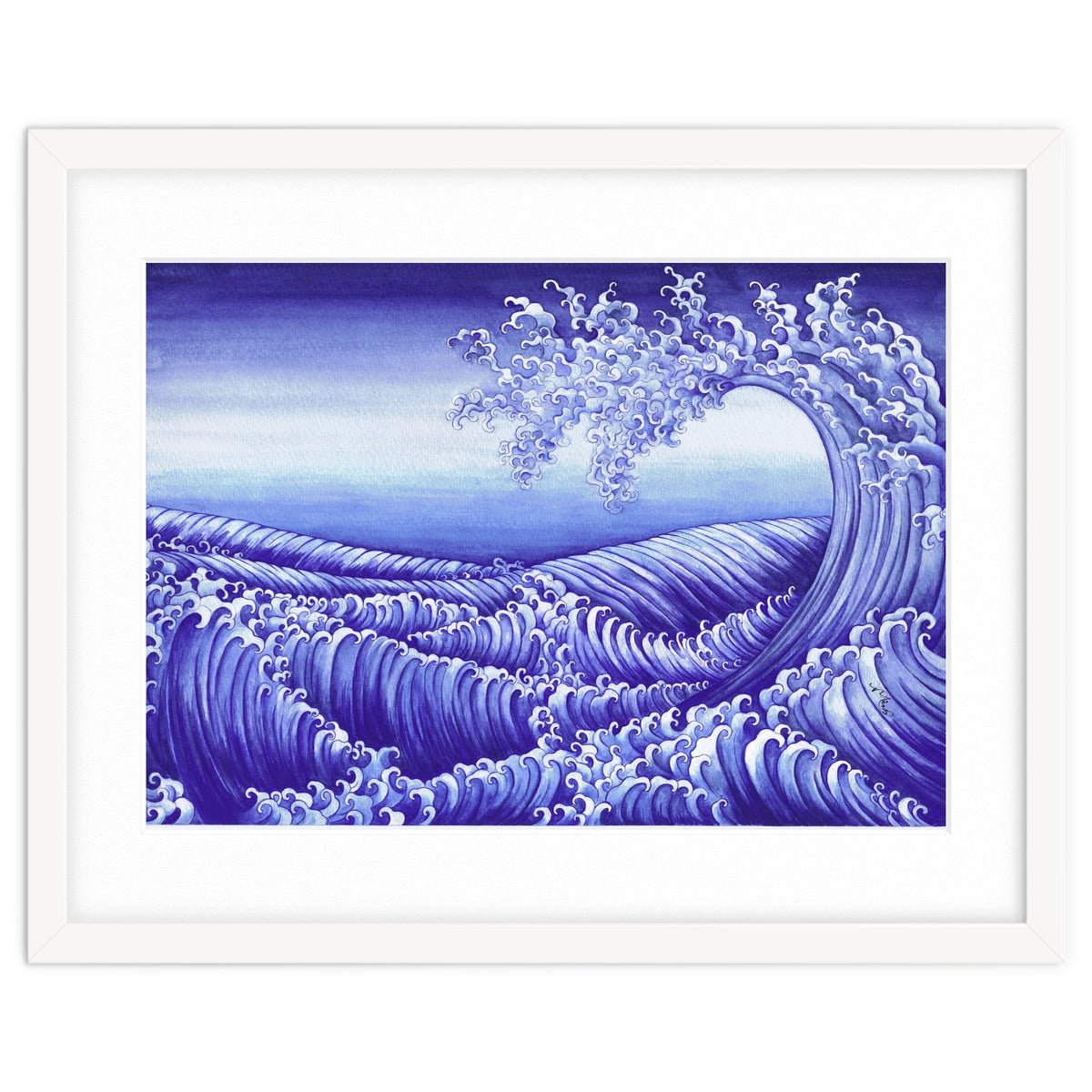 Turbulent Water Triptych part 3