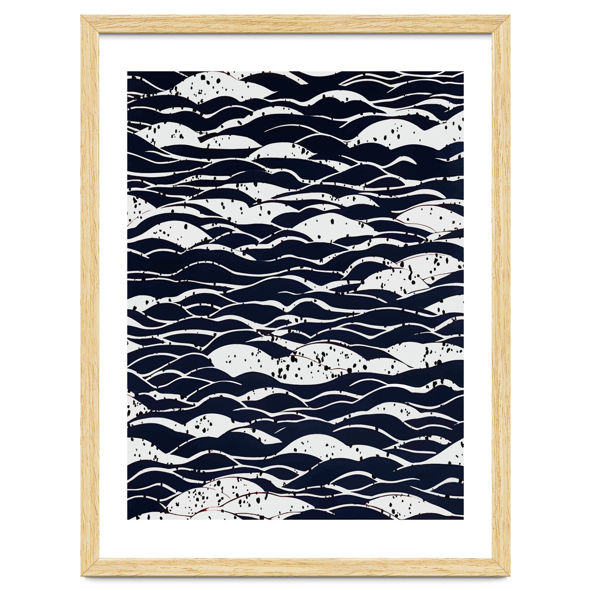 Rain, Abstract Storm Black & White, Monochromatic Line Art Sketch, Simple Eclectic Painting