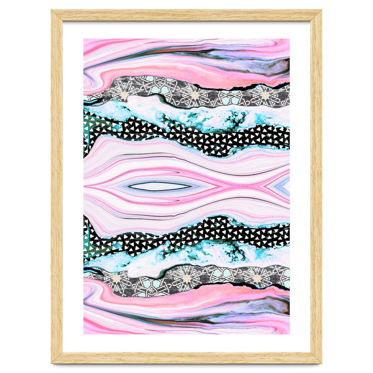 Abstract shapes of marble and patterns