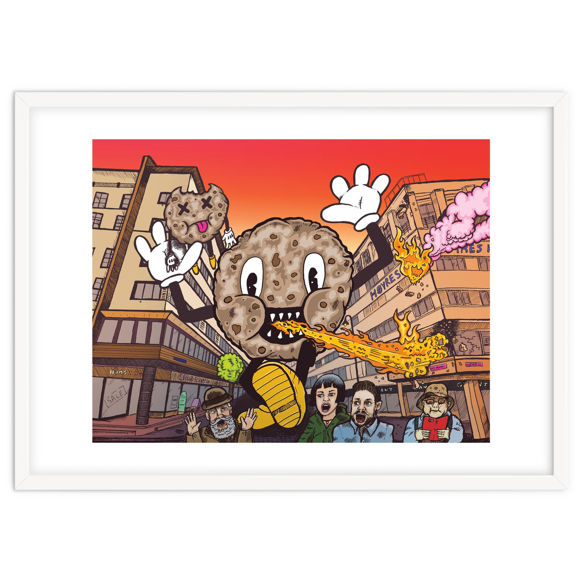 Cookie Monster 12.3% ABV Bourbon Barrel Aged Coconut Chocolate Chip Stout - Amundsen Brewery