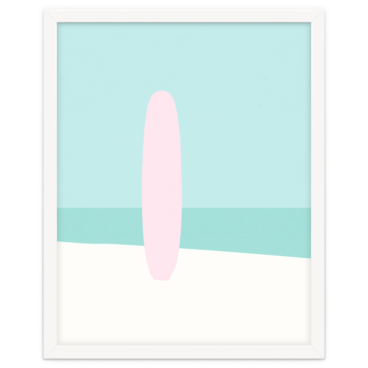 Minimal Surfboard - Turquoise Coast