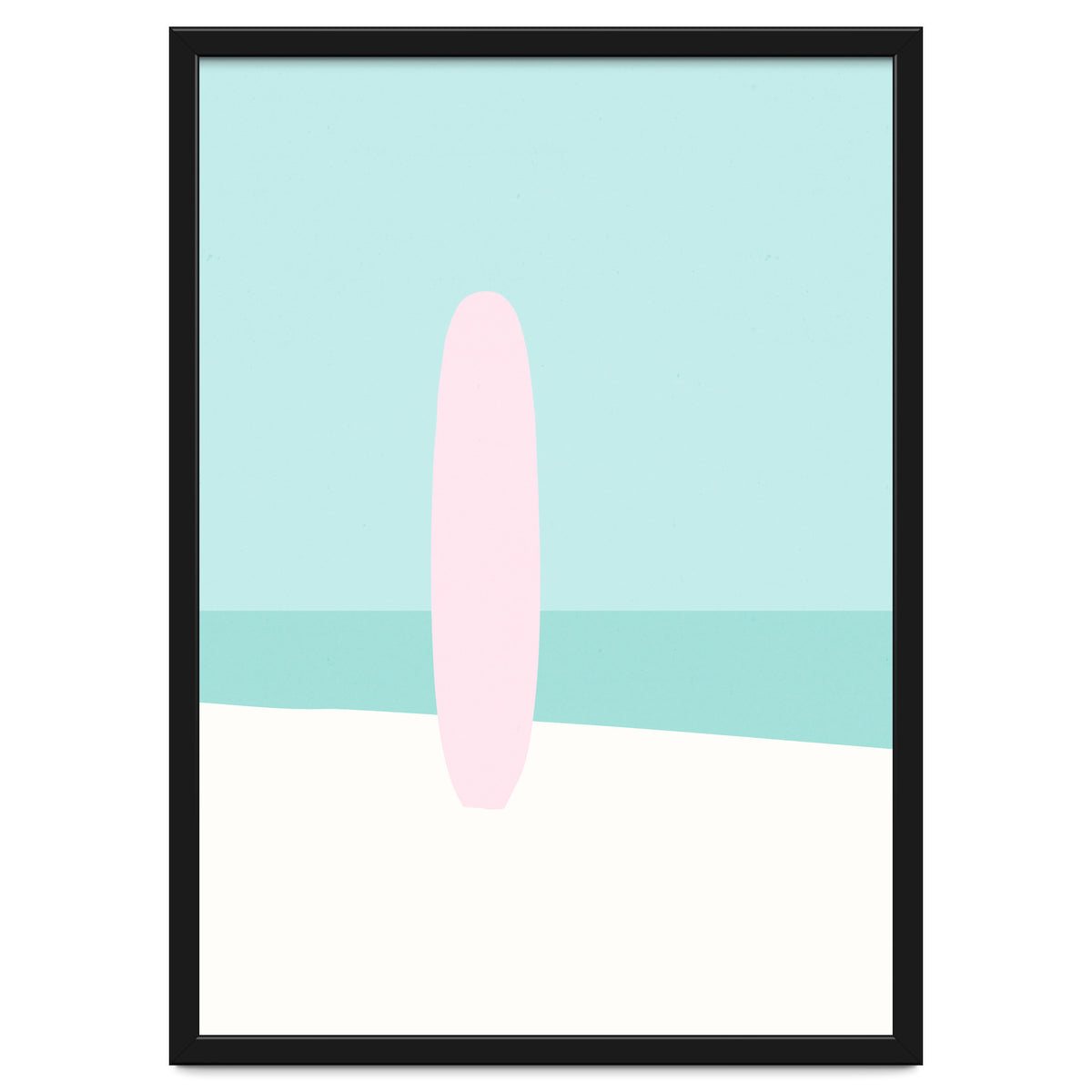 Minimal Surfboard - Turquoise Coast