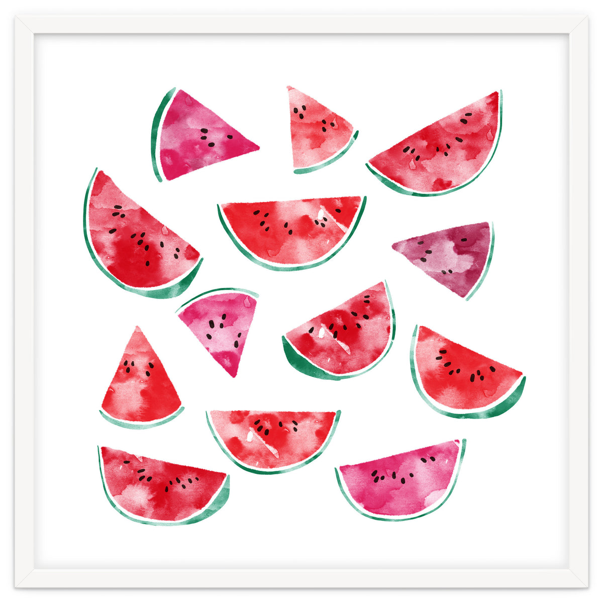 Watercolour Watermelons