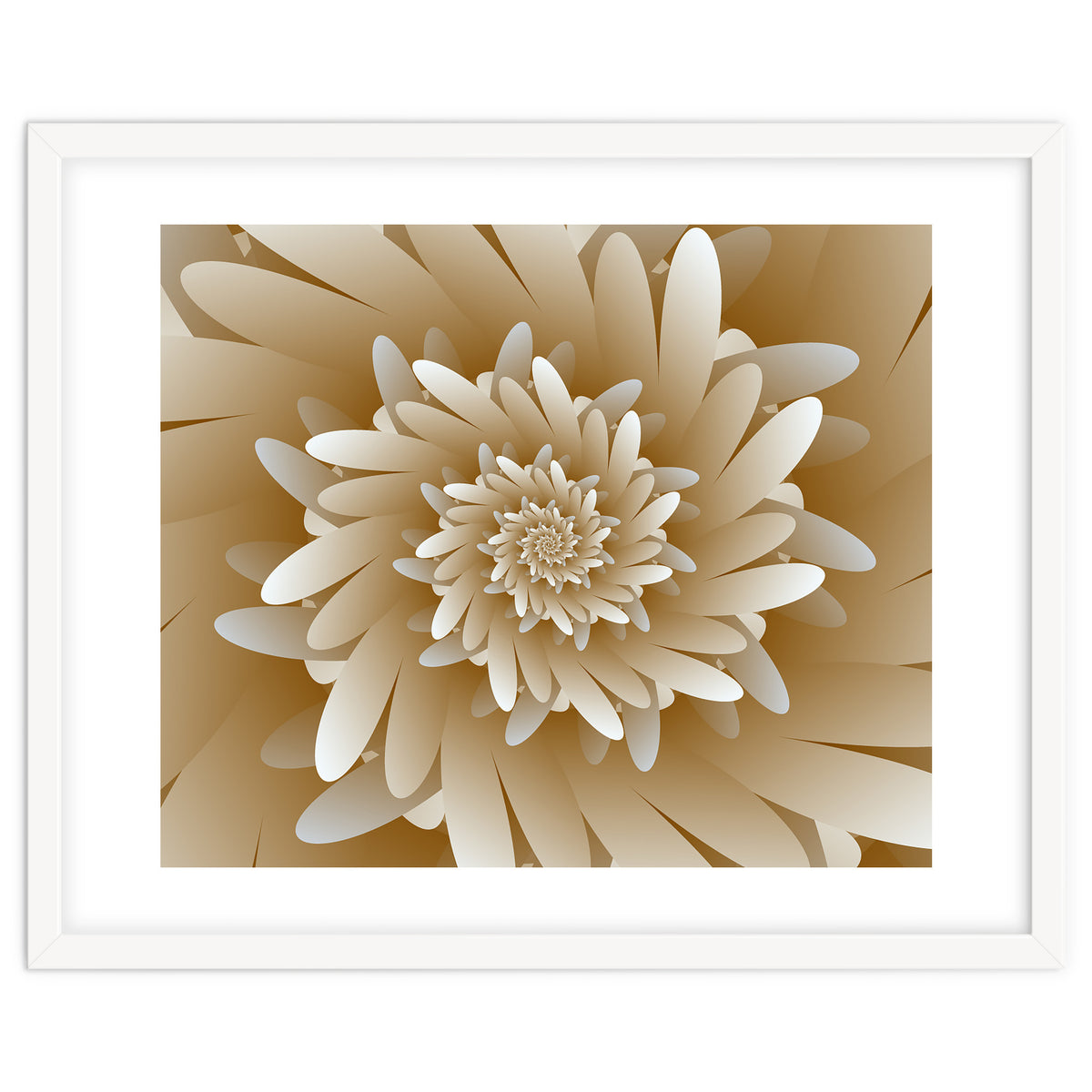 Abstract Digital Floral ART