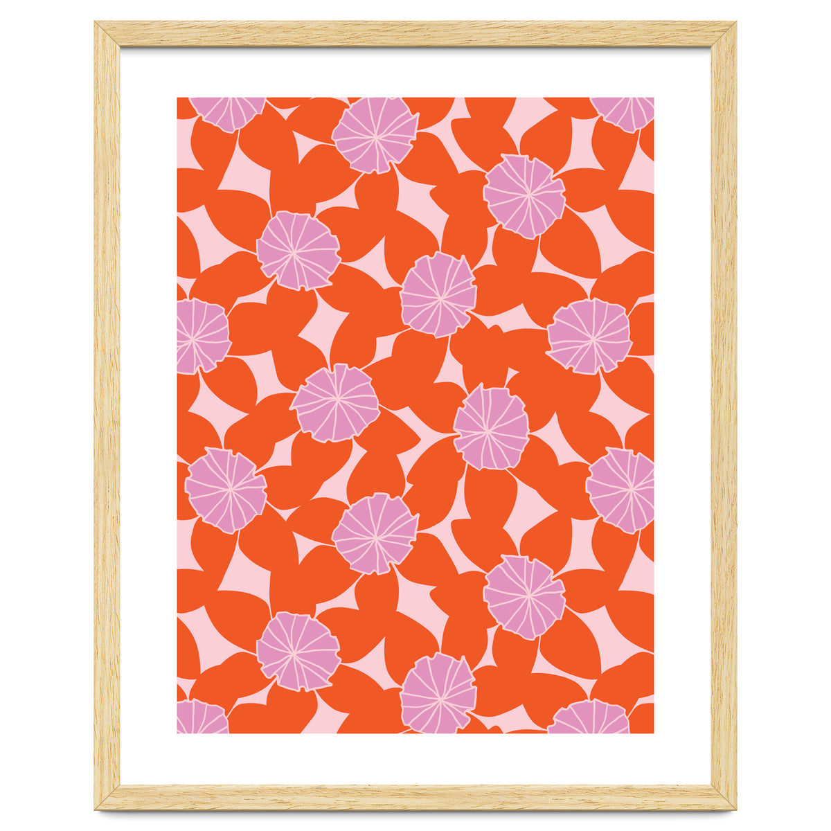 Purple Flower Pattern