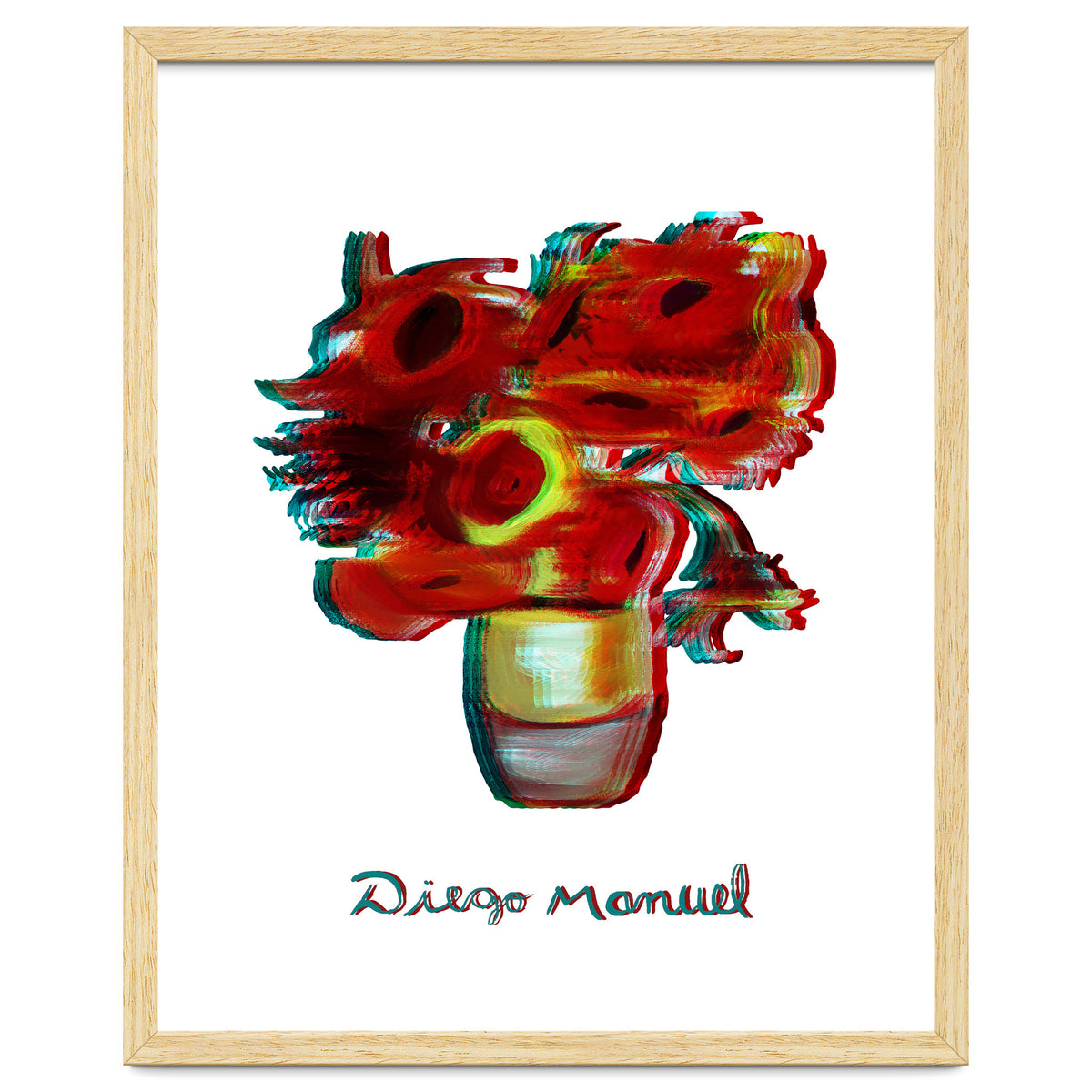 Florero Fondo Blanco