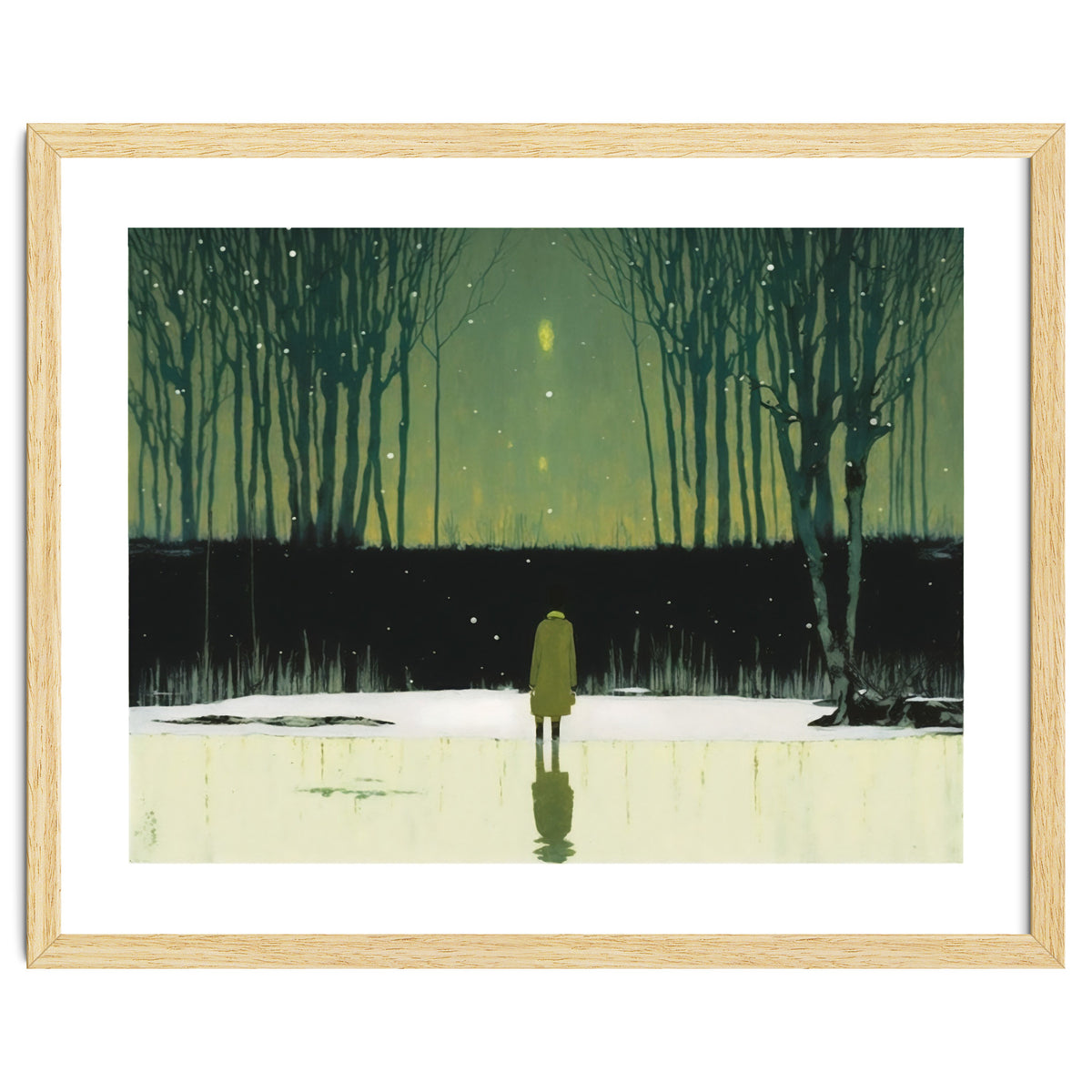 Eerie Woods Landscape