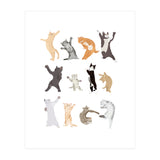 Dancing Cats (Print Only) thumbnail