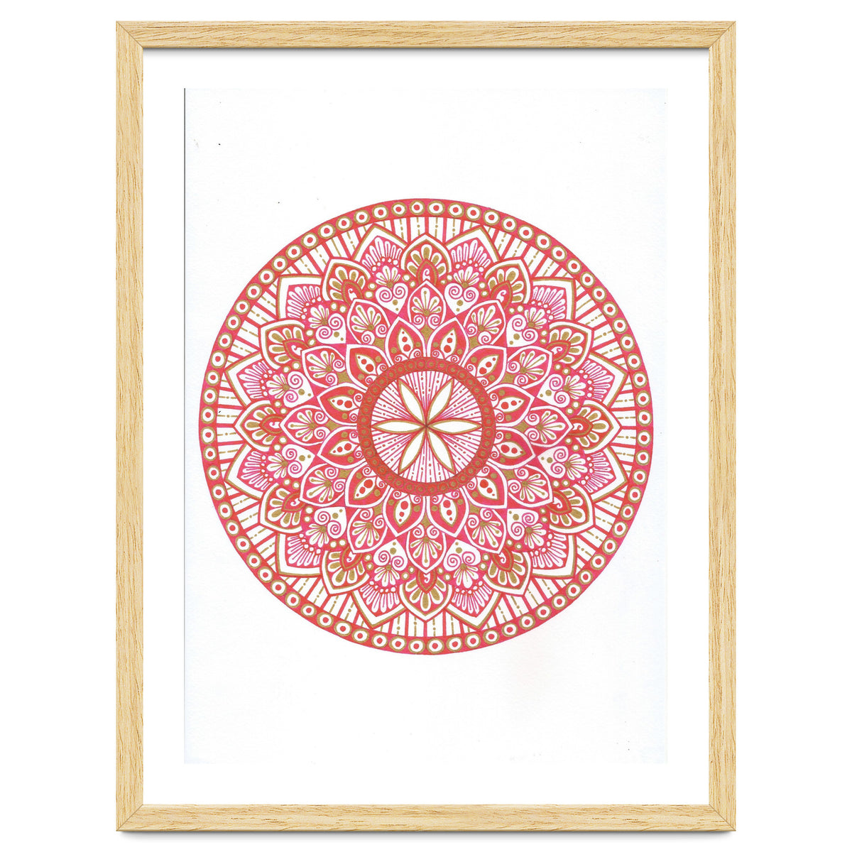 Red & Gold Mandala