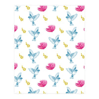 Blue Bird Pattern (Print Only)
