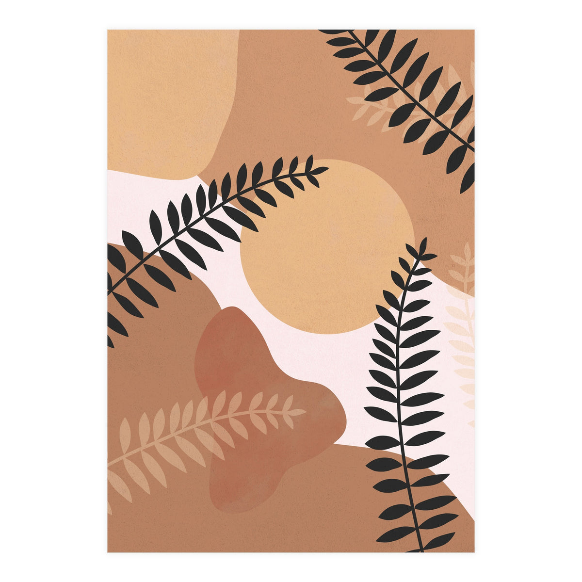 Boho Fern Leaves (Print Only)