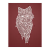 Lace Wolf (Print Only) thumbnail