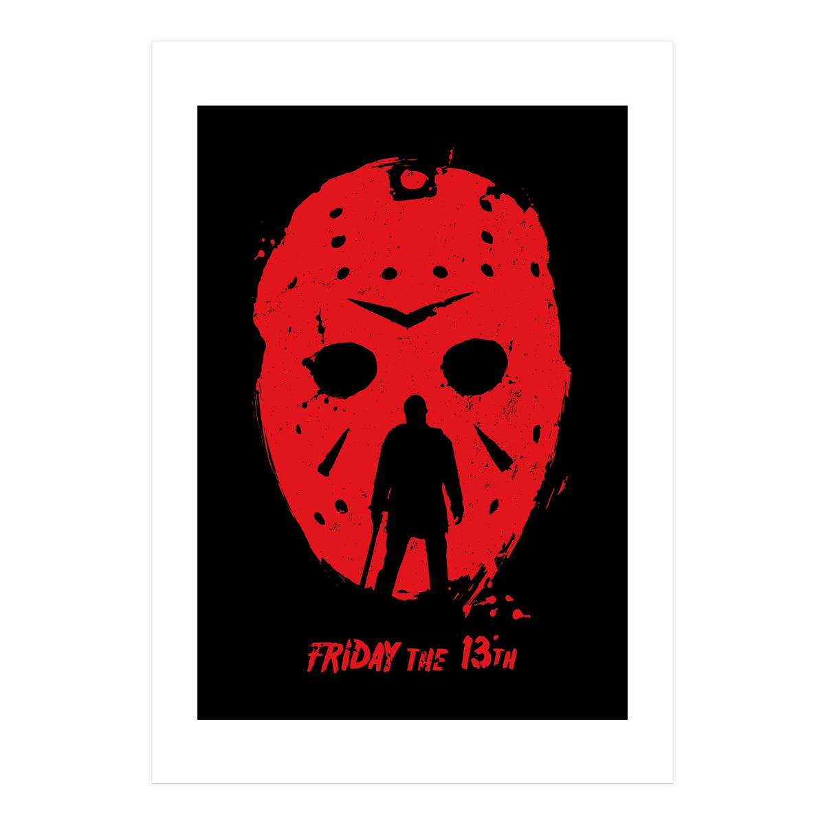 Friday the 13th movie poster (Print Only)
