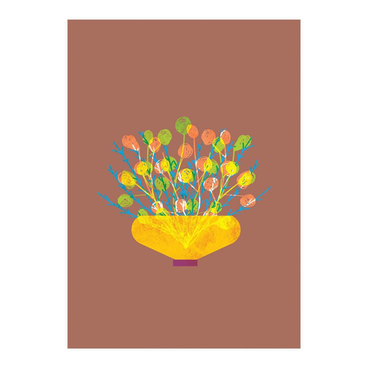 Flower pot IV (Print Only)