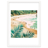 Beach Weekend | Pastel Ocean Sea Tropical Travel | Scenic Sand Palm People Boho Vacation thumbnail