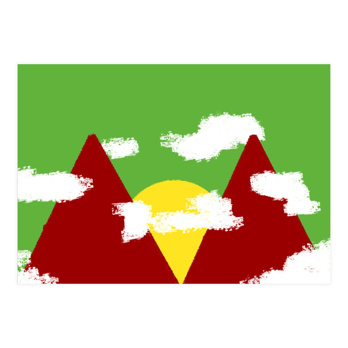 Dawn At The Camping (Print Only)