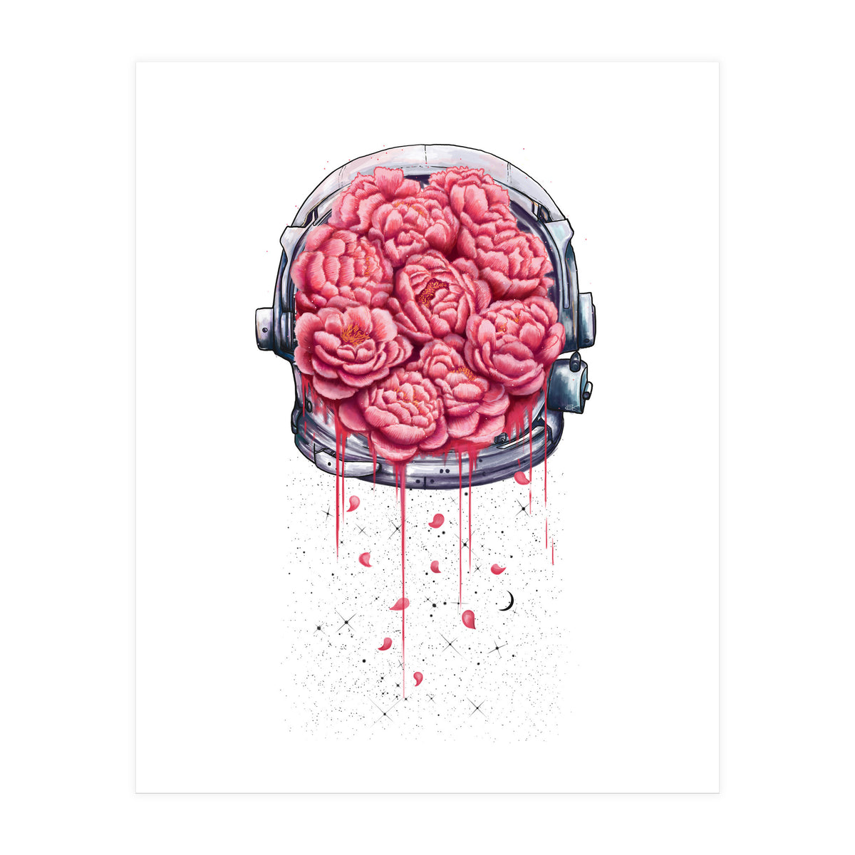 Cosmic Peonies (Print Only)