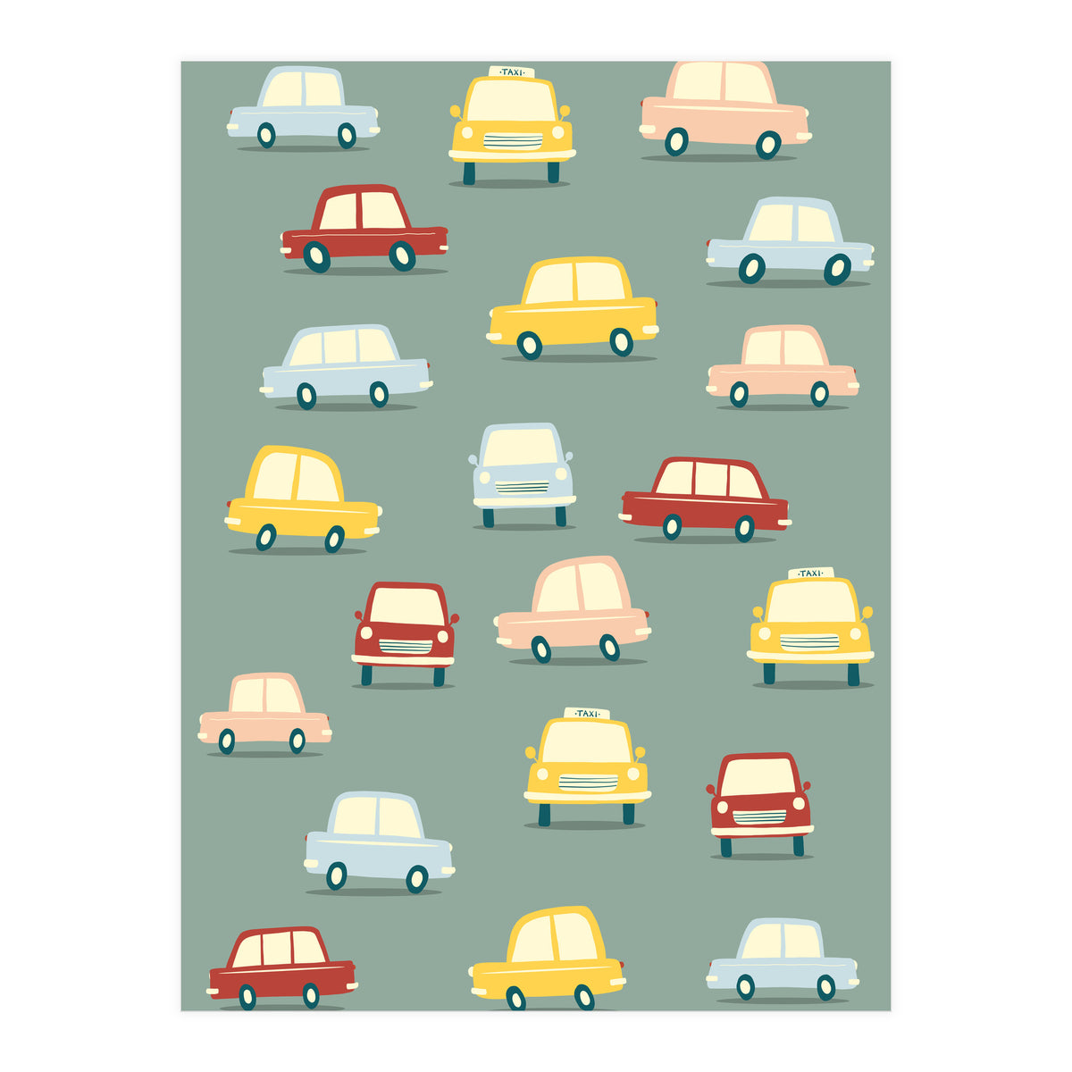 Vintage Cars (Print Only)