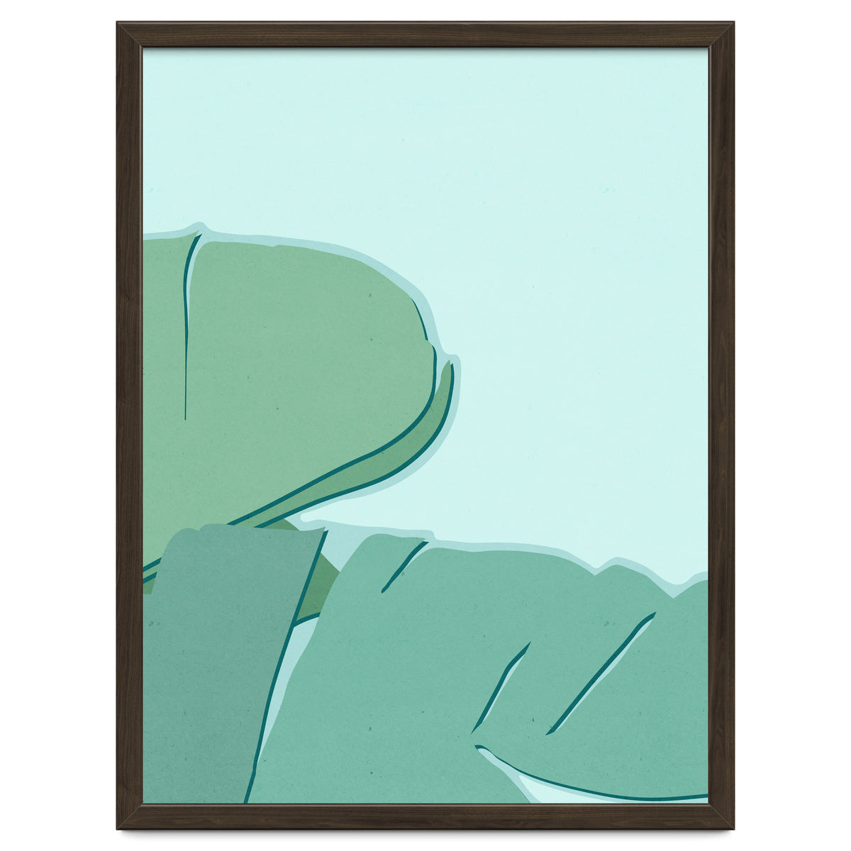 Abstract Banana Leaves Two - Greener Eden