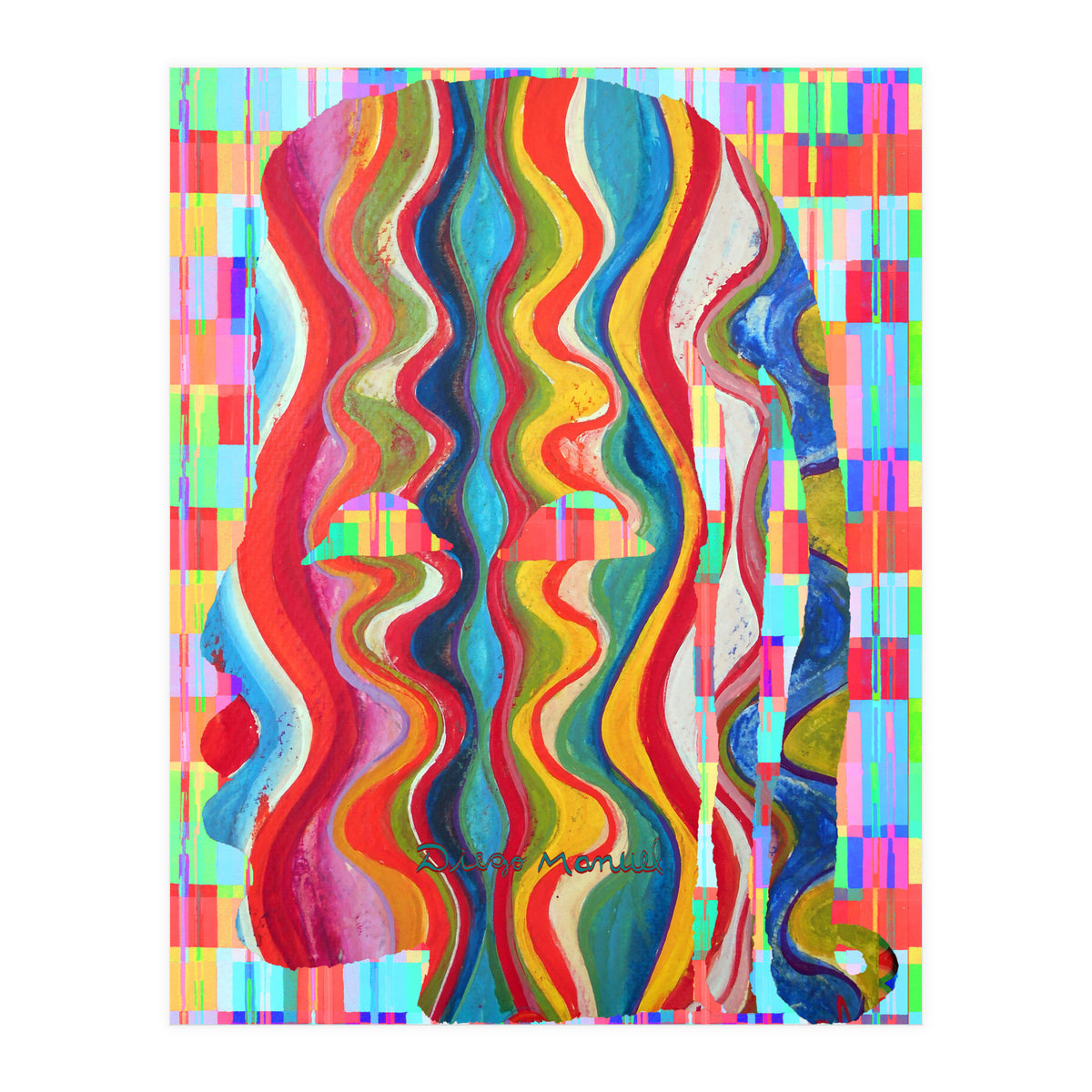 Abstracto Pop Nuevo B Nuevo 9 (Print Only)