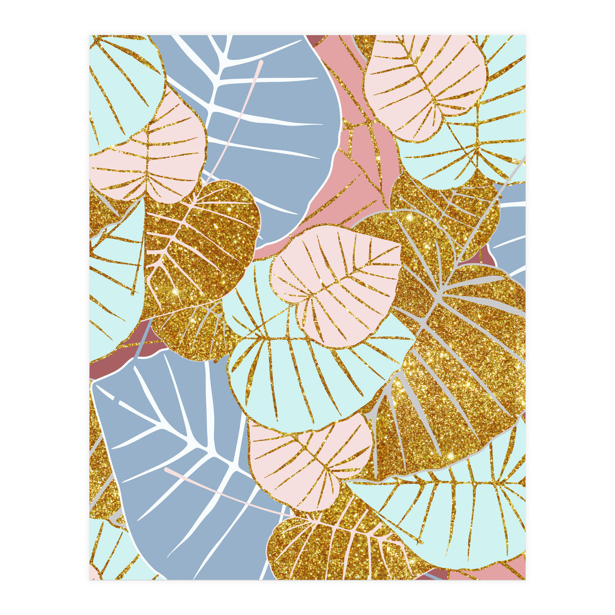 Floral Gold (Print Only)