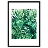 Tropical State of Mind | Watercolor Palm Banana Leaves Painting | Botanical Jungle Bohemian Plants