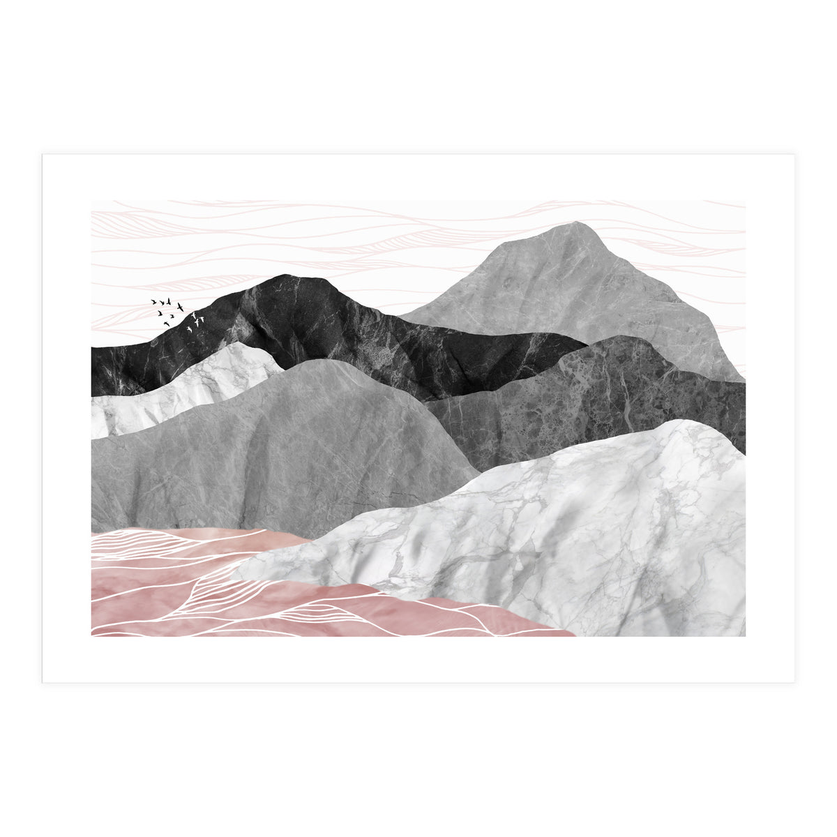 Marble Landscape 02 (Print Only)