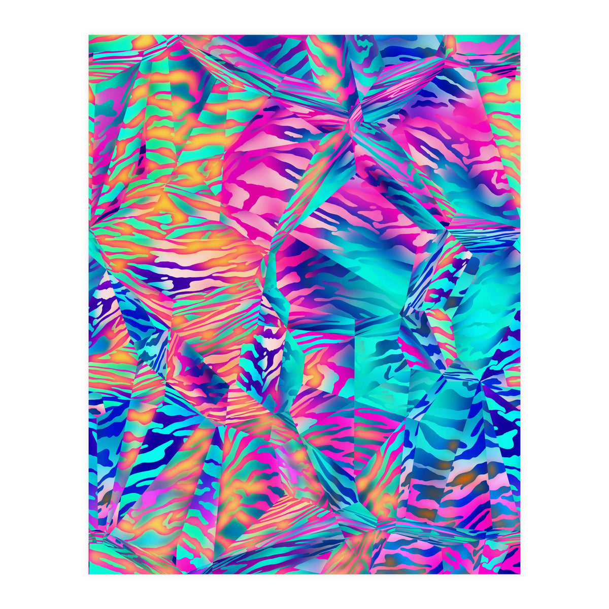 Abstract Colorful Pattern (Print Only)