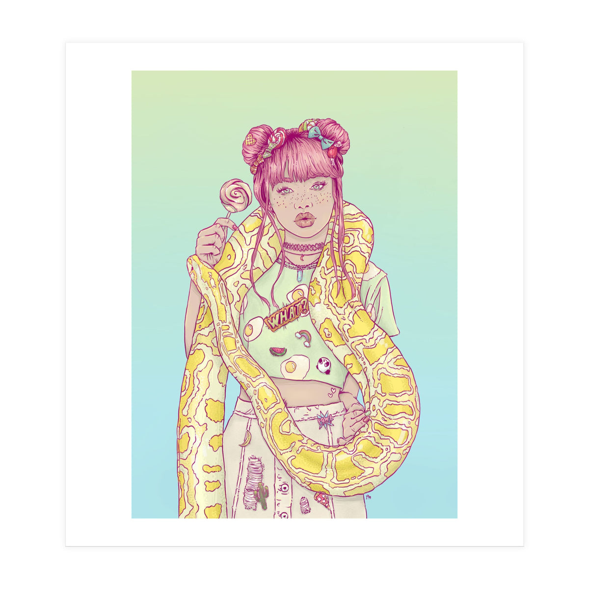 Candid Candy Lady (Print Only)