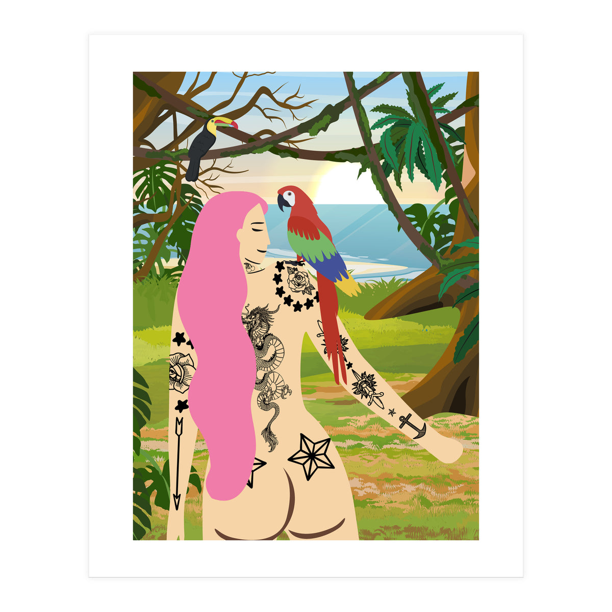 My Ara Bird (Print Only)