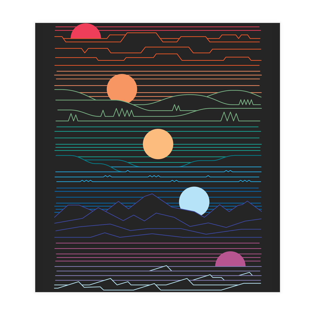 Many Lands Under One Sun (Print Only)