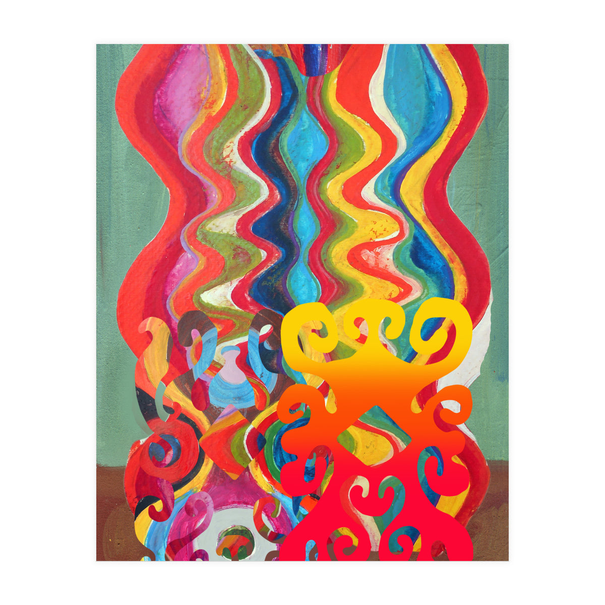 Pop Abstract Asimetrico A7 (Print Only)