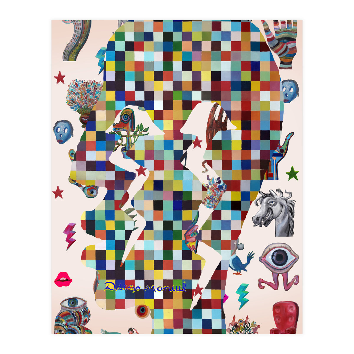 Perfil Con Rayos B 11 (Print Only)