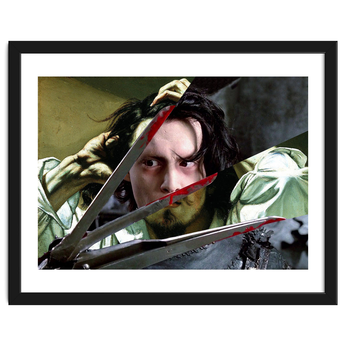 Courbet's The Desperate Man And Edward Scissorhands