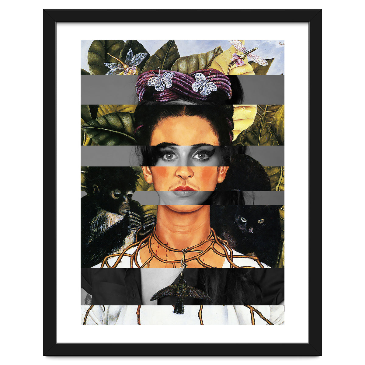 Frida's Self Portrait With Thorn Necklace & Amy Winehouse