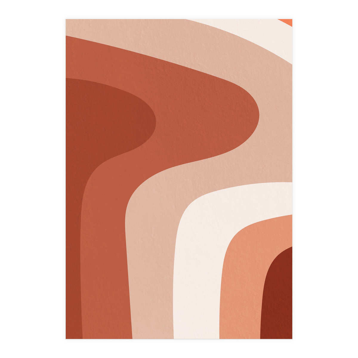 Colorful Retro Waves (Print Only)