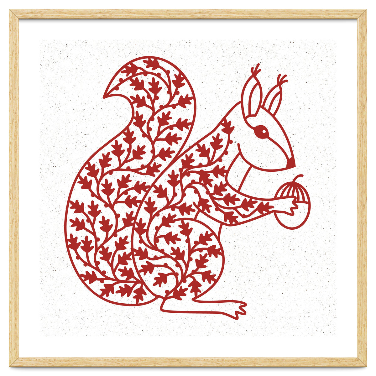 Squirrel Papercut