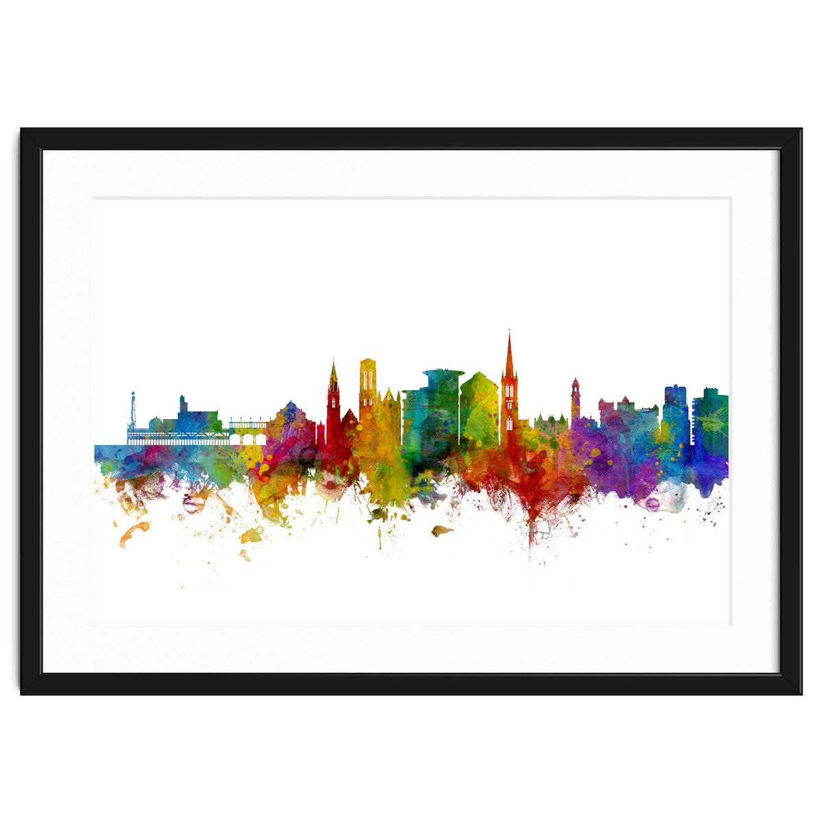 Bournemouth England Skyline