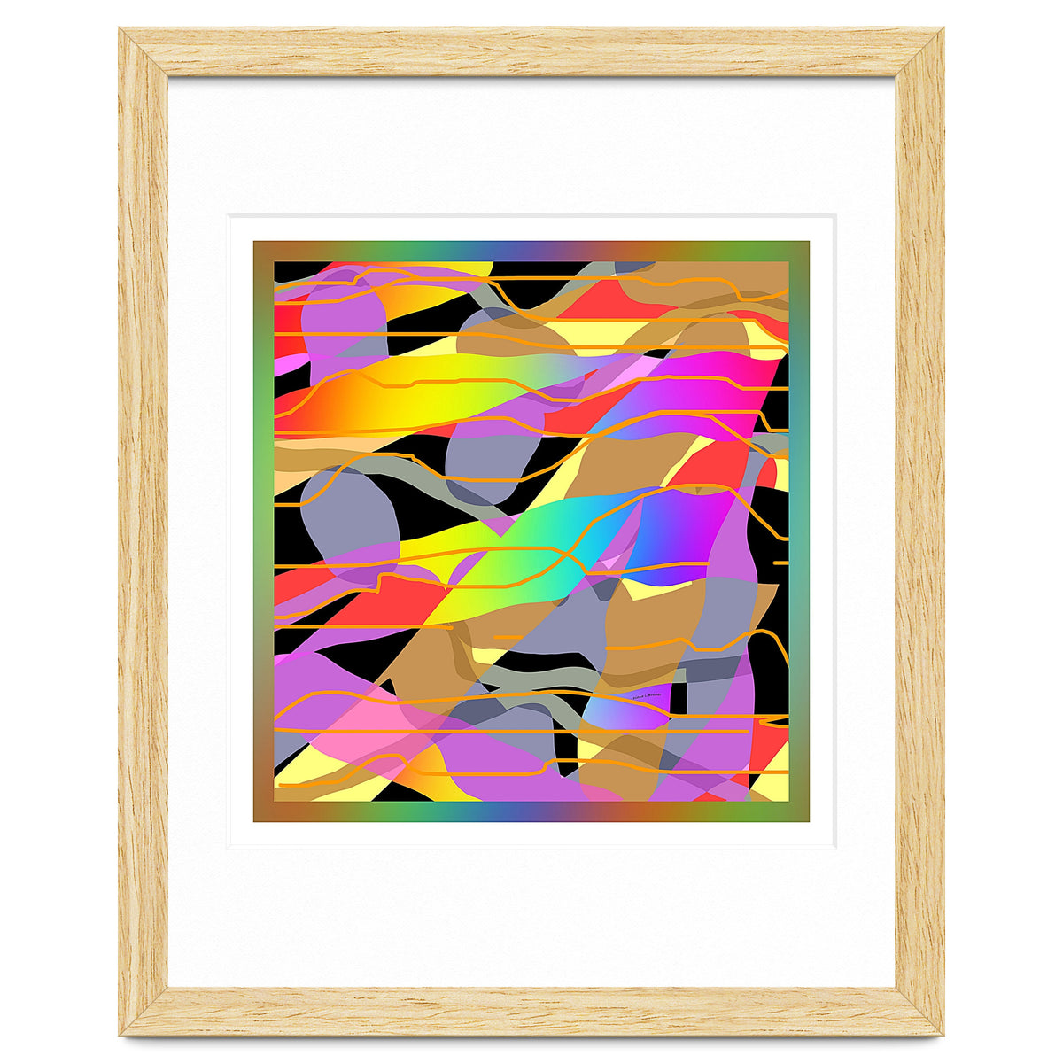 ABSTRACT COLOR BANDS