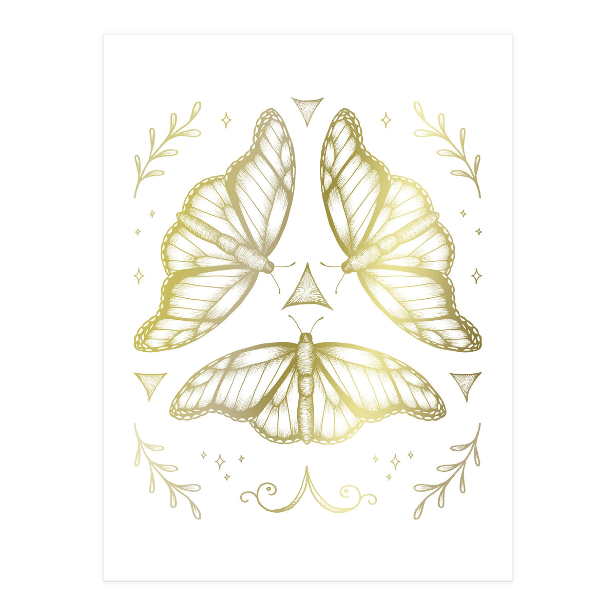 Fairy Dance - Gold (Print Only)