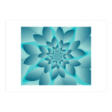 Abstract Modern Optical Illusion Floral Design Art (Print Only) thumbnail