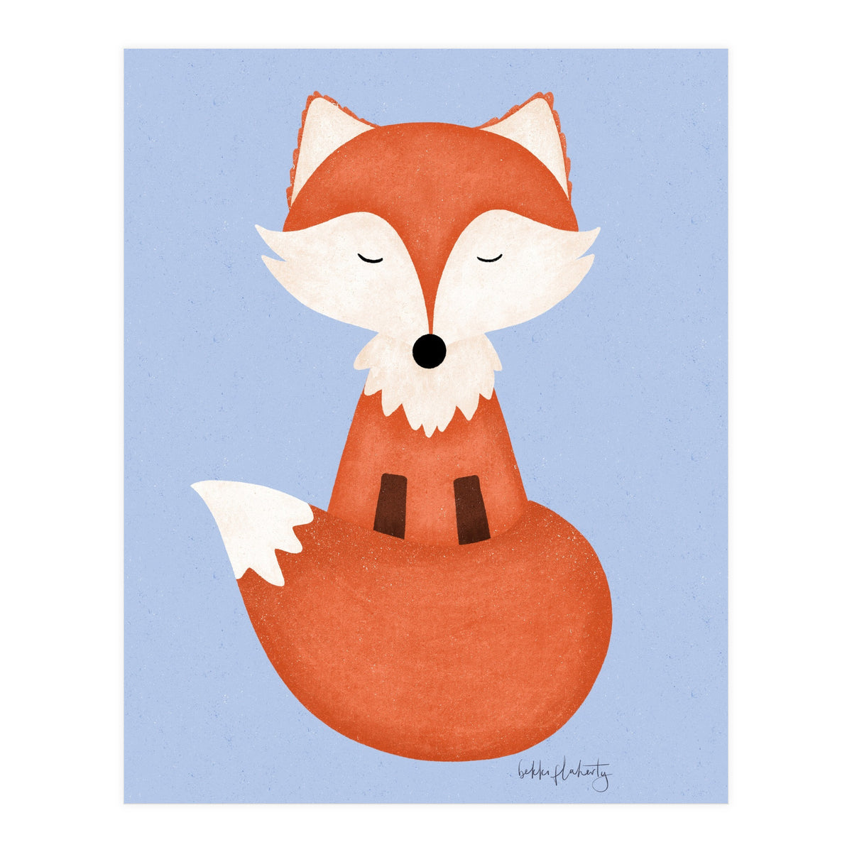Sleeping Fox (Print Only)