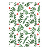 Pine Tree Branches With Christmas Berries Pattern (Print Only) thumbnail