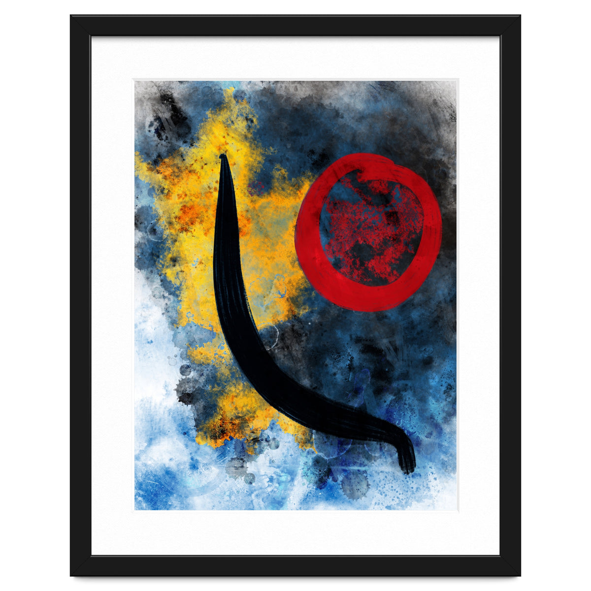 Abstract Calligraphy in the universe