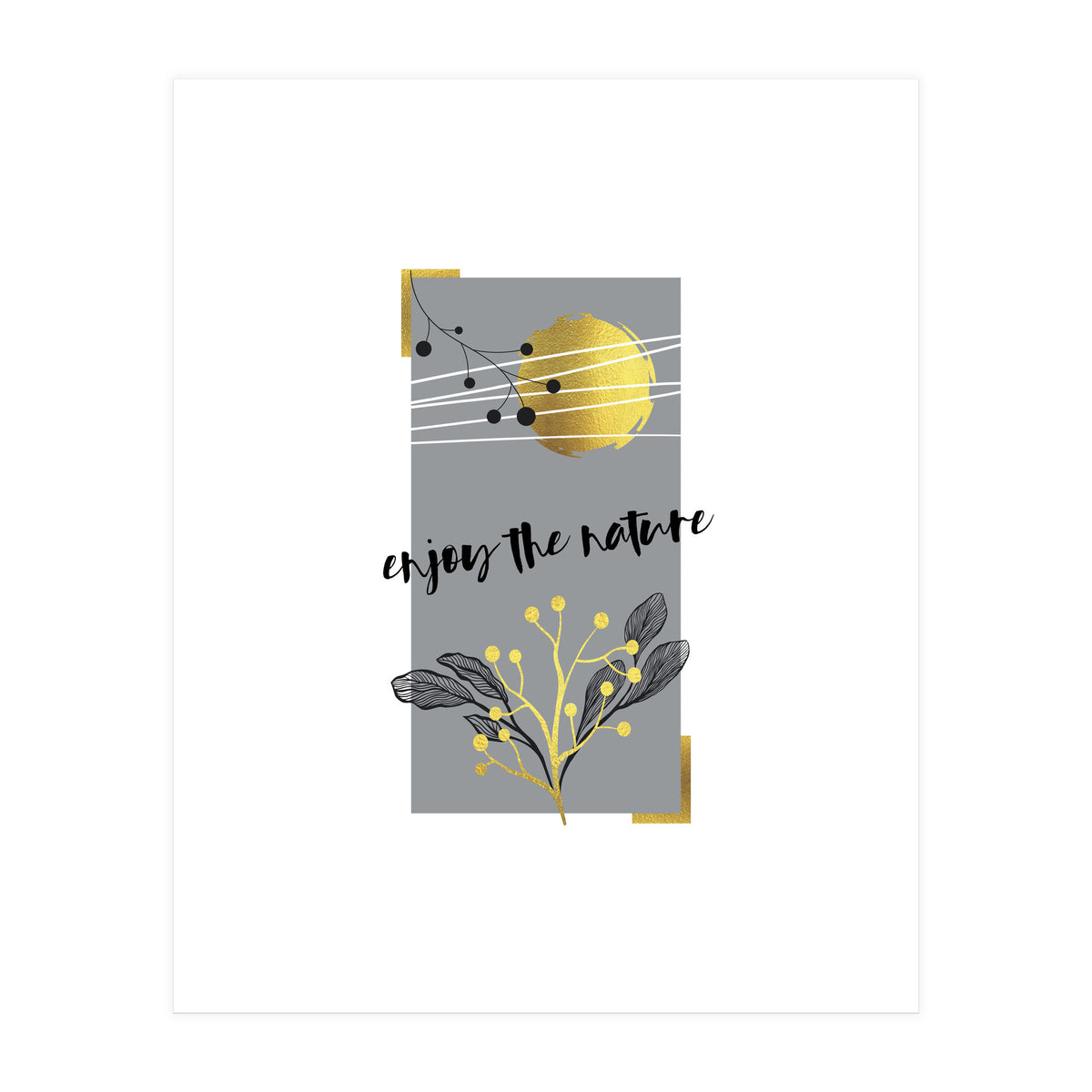 Reflection on the essentials - Enjoy the nature (Print Only)