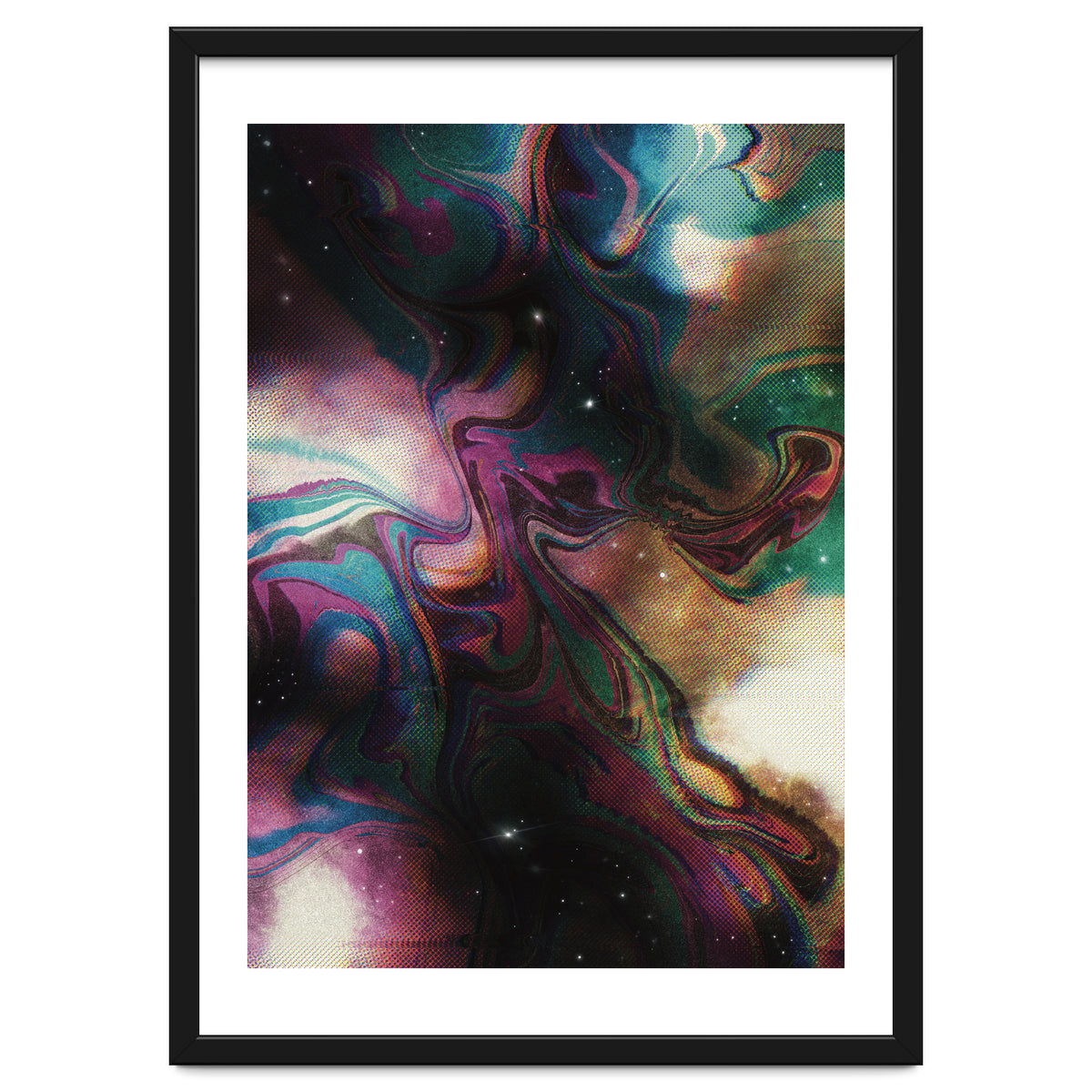 Retro Vintage Abstract Space