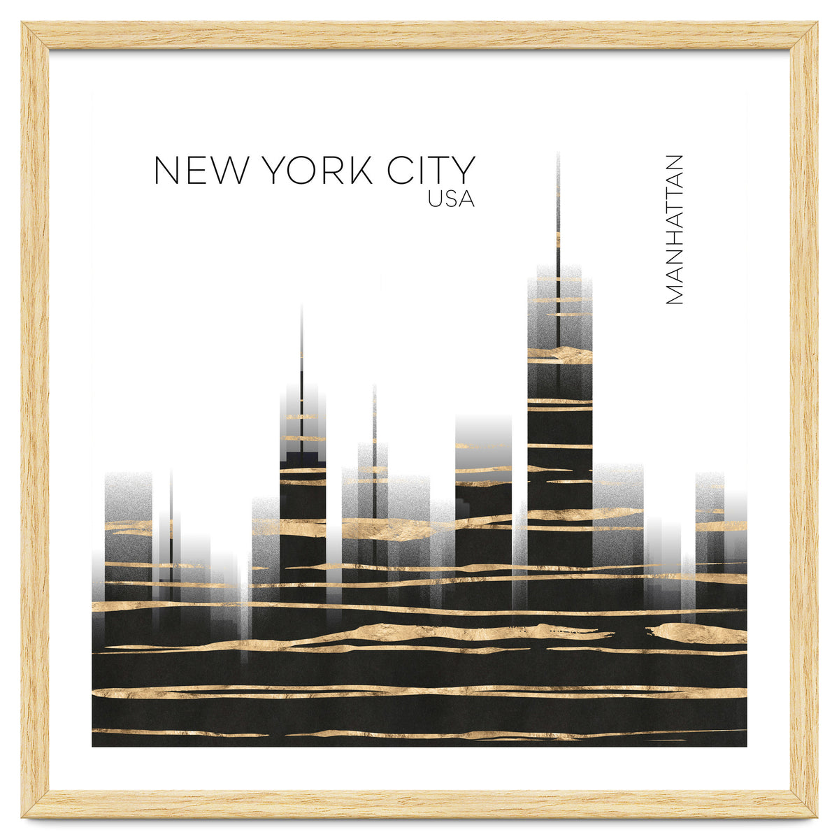 Urban Art NYC Skyline