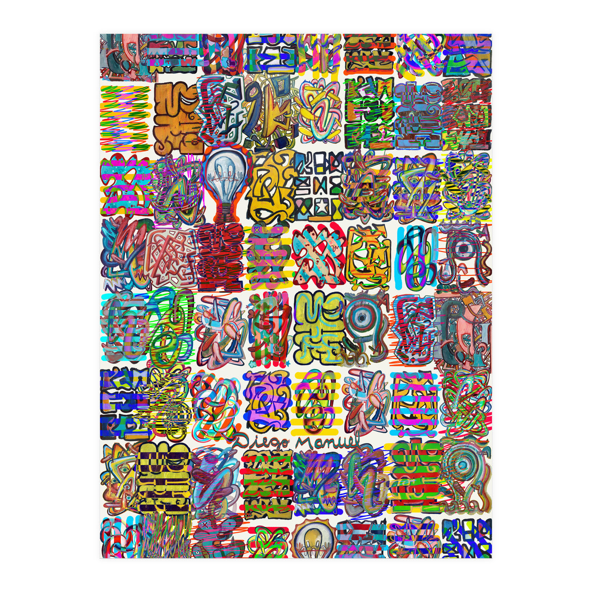 Graffitis 2021 Tapiz 110 (Print Only)