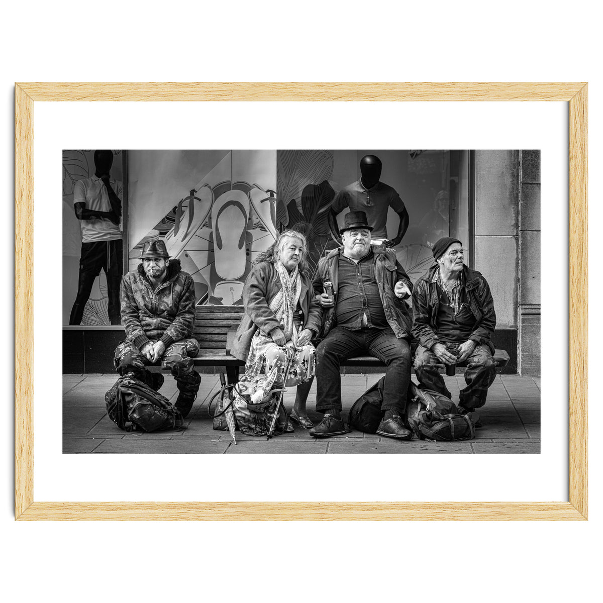 Three plus one locals at the Hat Fair